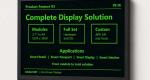 13.3" - Single Layer - Two Colour Cholesteric LCD