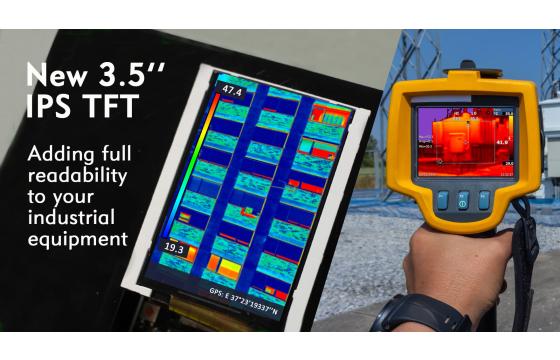 4" Square IPS PCAP TFT LCD Display with MIPI Interface