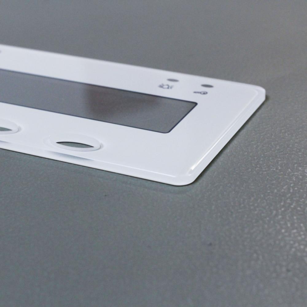 bevelled strengthened glass for LCD display