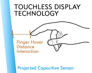 how does touchless technology works