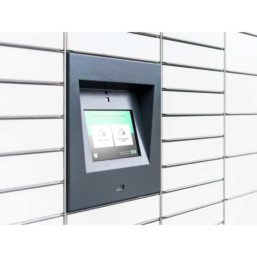 Sunlight readable displays for a smart locker application