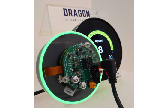 DRAGONEYE F4 with 2.1" Rotary Encoder Display & STM32 MCU
