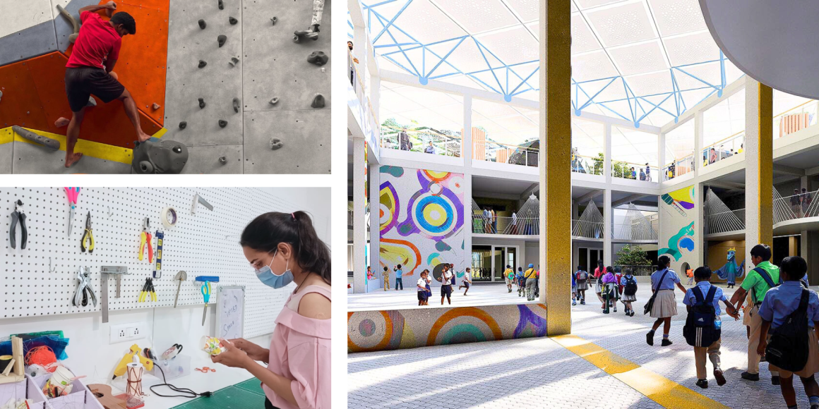 Children enjoying the facilities at Third Space, Udaipur