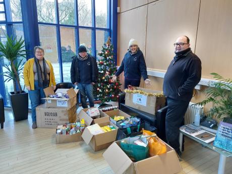 Anders team sent donations to the Witney food bank