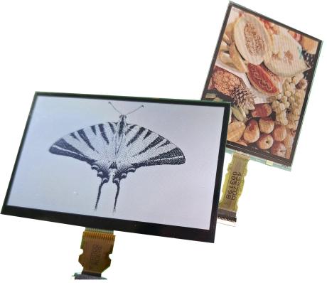 monochrome memory in pixel display